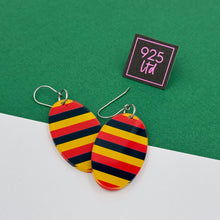 Adelaide Aussie Rules Acrylic Oval Dangles