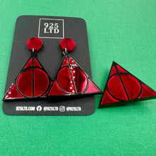 Deathly Hallows Dangles & Brooch Set